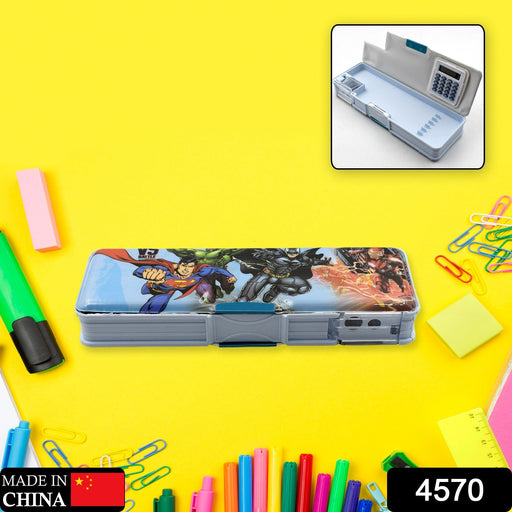 Double Sided Magnetic Geometry Pencil Box r for Boys Girls Art Use by Your Brand