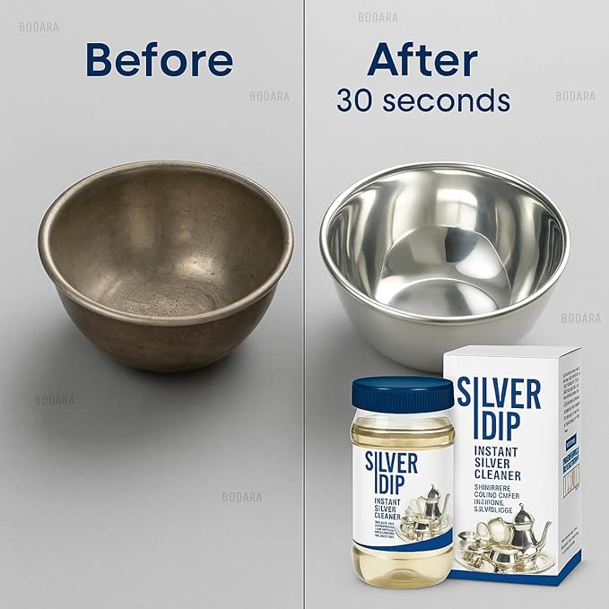 Dropdash Silver Dip – Fast-Acting Silver Cleaner - Car & Bike Accessories