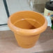 Garden Heavy Plastic Planter Pot / Gamla (Brown, Pack of 1) by Your Brand