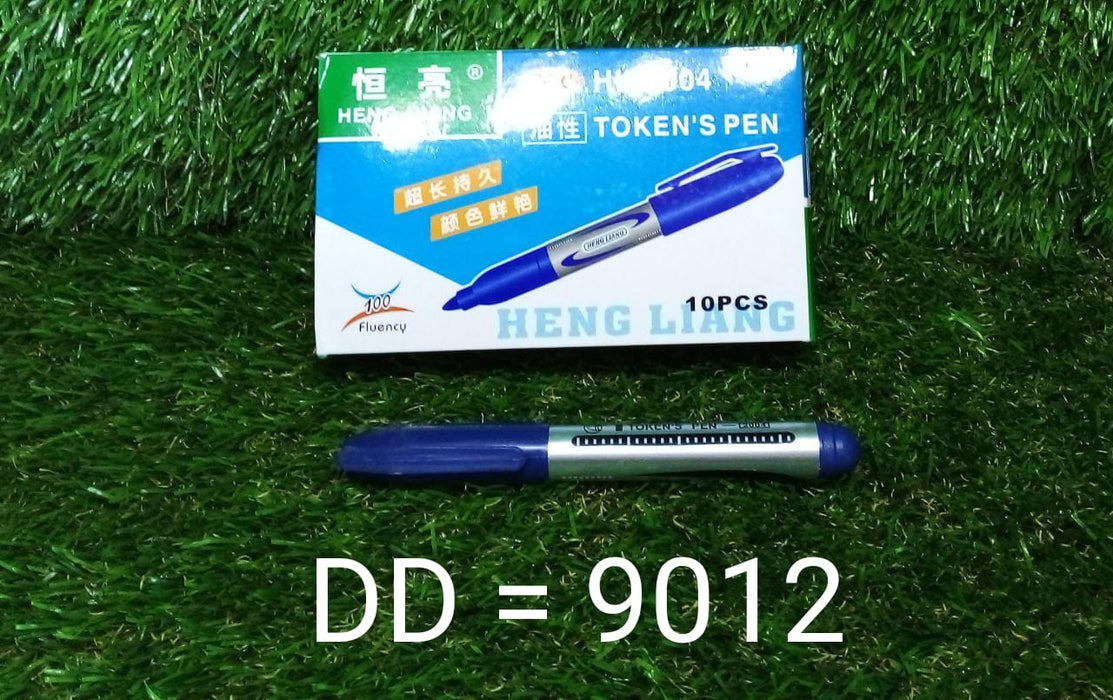 10Pc Permanent Blue Marker and pen used in studies by Your Brand