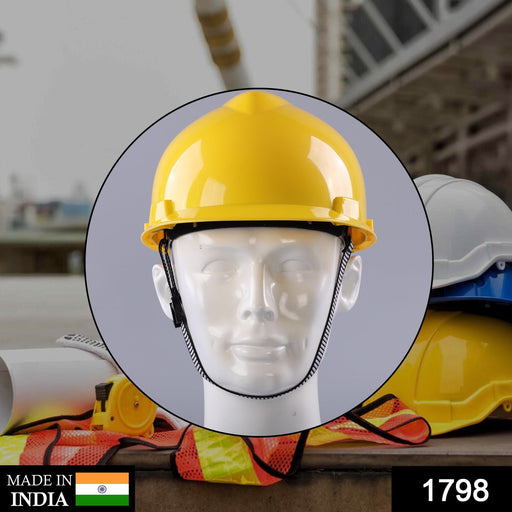 Yellow Plastic Hard Hat Construction Cap (1Pc Only) by Your Brand