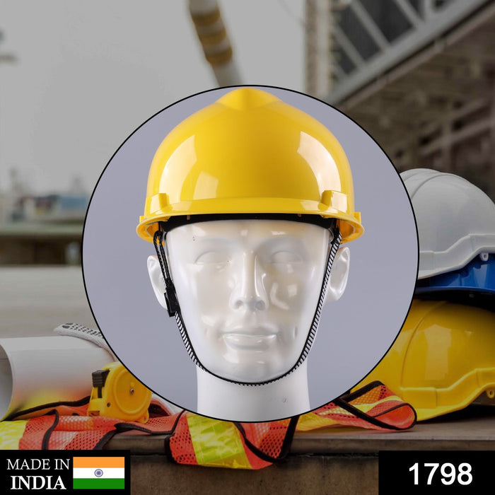 Yellow Plastic Hard Hat Construction Cap (1Pc Only) by Your Brand