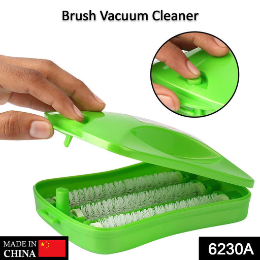 Plastic Handheld Carpet Roller Brush Cleaning with Dust Crumb Collector, Wet, and Dry Brush by Your Brand