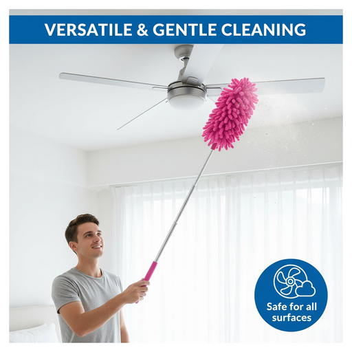 Multipurpose Microfiber Fan Cleaning Duster for Quick and Easy Cleaning by Your Brand