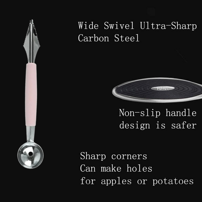 Multifunctional Fruit scooper & peeler  Garnish Kit
