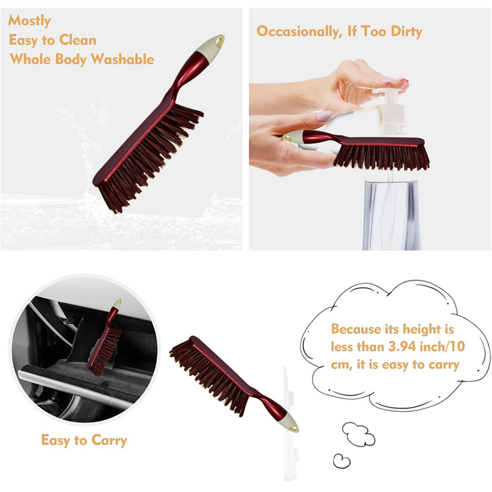 Cleaning Duster Brush for Car Seats, Carpet, Mats, Multi-Purpose Use by Your Brand