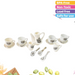 Tickles Tea toy Set | Coffee Kitchen Plastic Set (14 Pcs / Mix Size & Design) by Your Brand