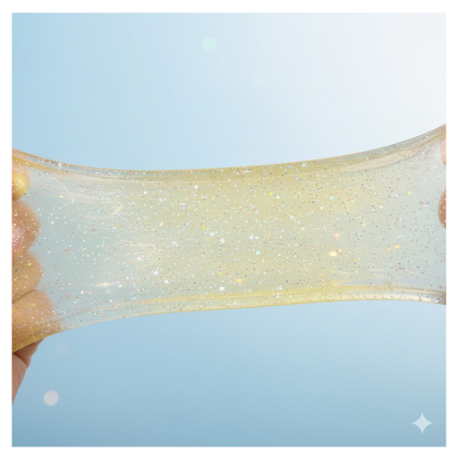 Soft Jar Slime Combo of Glitter Slime and Crystal Slime by Your Brand