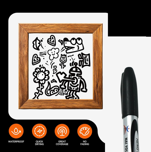 10 Pc Permanent Black Marker by Your Brand