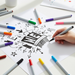 10 Pc Permanent Black Marker by Your Brand
