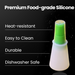 Silicone Cooking Oil Bottle With Basting Brush (Cap Not Include) by Your Brand