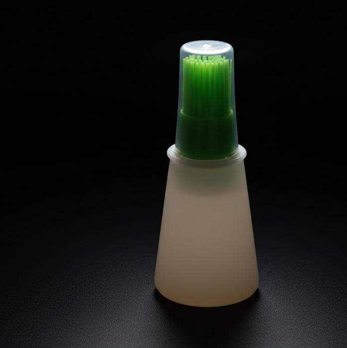 Silicone Cooking Oil Bottle With Basting Brush (Cap Not Include) by Your Brand