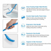 Single Sided Bristle Plastic Toilet Cleaning Brush by Your Brand