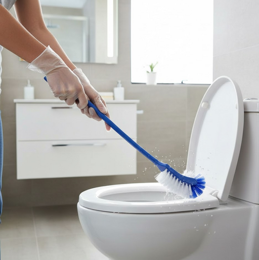 2 In 1 Double Hockey Stick Shape Toilet Brush by Your Brand
