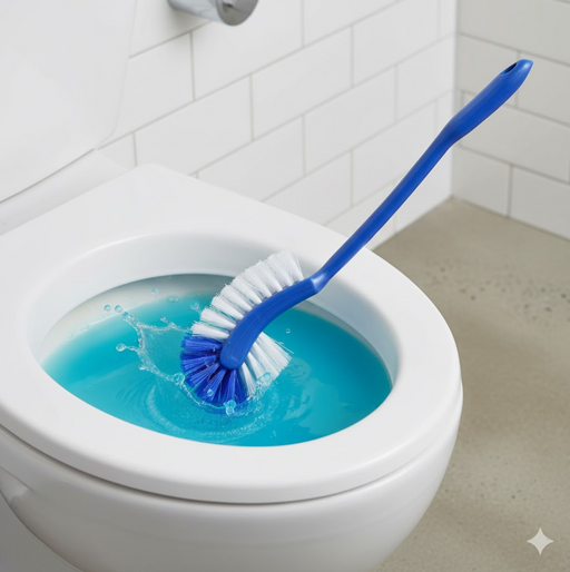 2 In 1 Double Hockey Stick Shape Toilet Brush by Your Brand