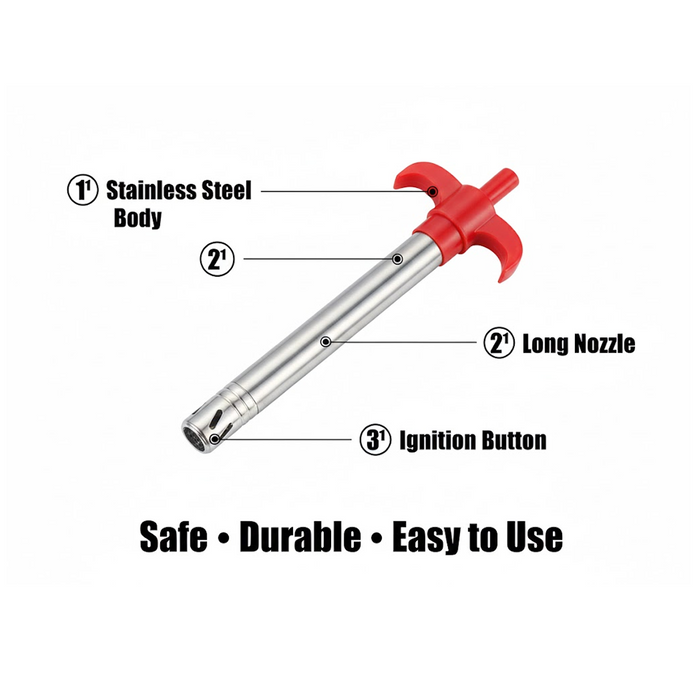Stainless Steel Gas Lighter