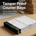 Tamper Proof Courier Bags(12X14 PLAIN 180 POD M1) - 100 pcs by Your Brand