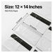 Tamper Proof Courier Bags(12X14 PLAIN 180 POD M1) - 100 pcs by Your Brand
