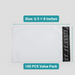 Tamper Proof Courier Bags(6.5X08 PLAIN 180 POD M1) - 100 pcs by Your Brand