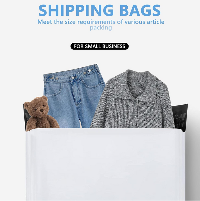 Tamper Proof Courier Bags(6.5X08 PLAIN 180 POD M1) - 100 pcs by Your Brand