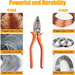 Heavy Duty Combination Plier Wire Cutters by Your Brand