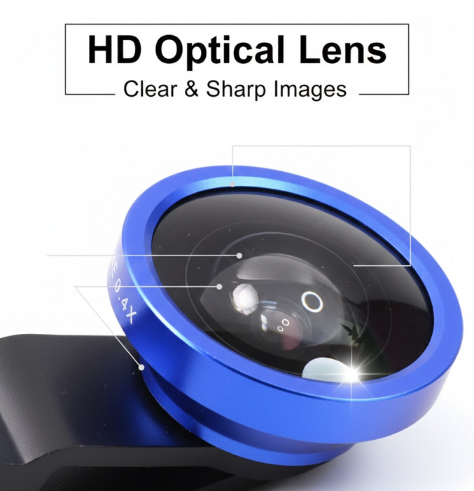 Universal Clip-On Selfie Camera Lens (1 Set) by Your Brand