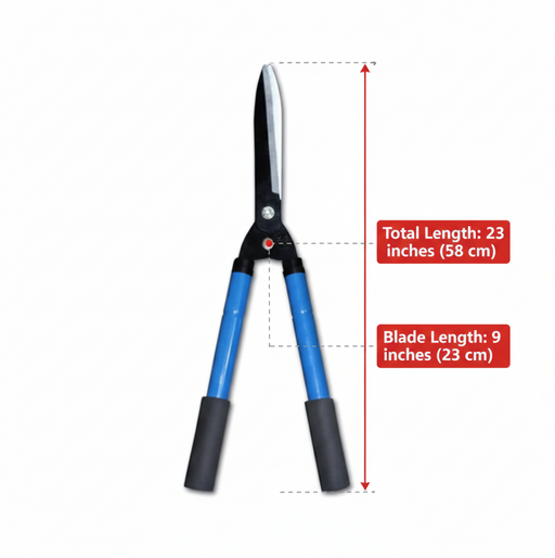 Gardening Tools - Duty Hedge Shear Adjustable Garden Scissor with Comfort Grip by Your Brand
