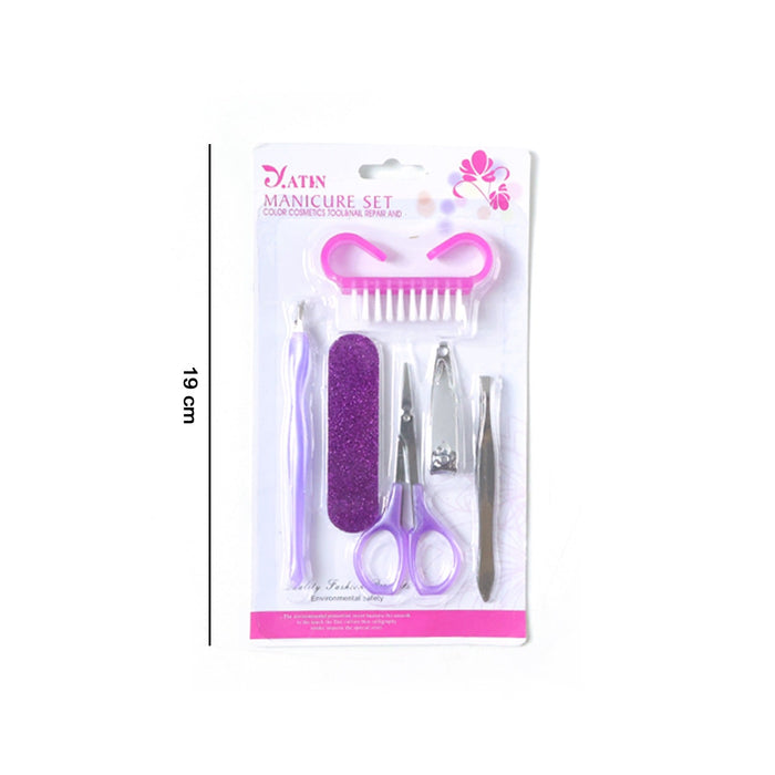 6 In 1 Manicure Pedicure Nail Care Kit (1 Set)