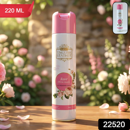 Next Premium English Leather Rose Air Freshener Spray 220 ML by Your Brand