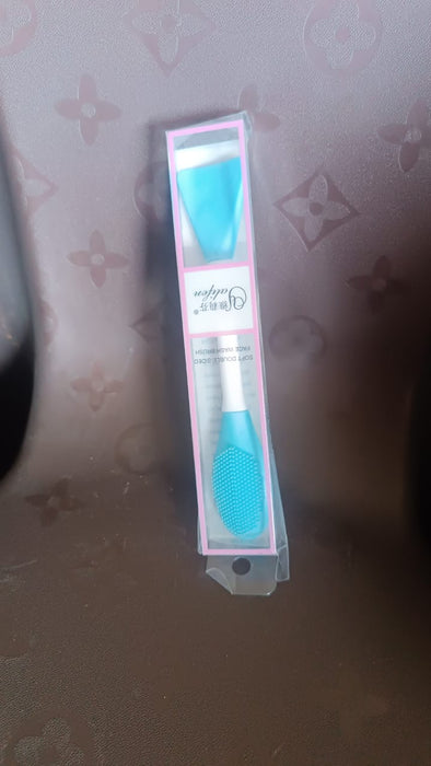 2-in-1 Silicone Face Scrubber (1 Pc)