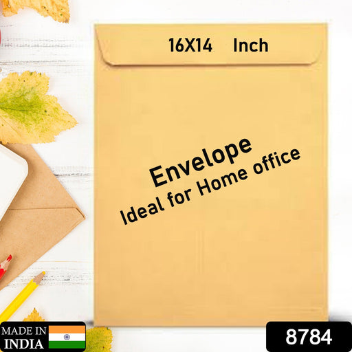 Brown Kraft Envelope for Invitations & Office Use (Mix Size / 1 Pc) by Your Brand