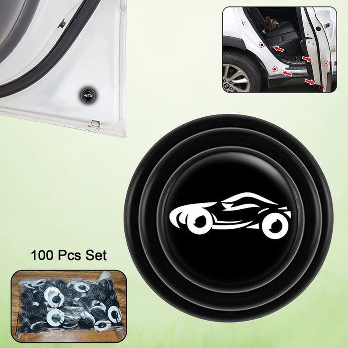 Car Door Shock Absorber Car Door Protection Sticker (100 Pcs Set) by Your Brand