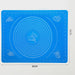 Flexible silicone mat used for baking and crafting