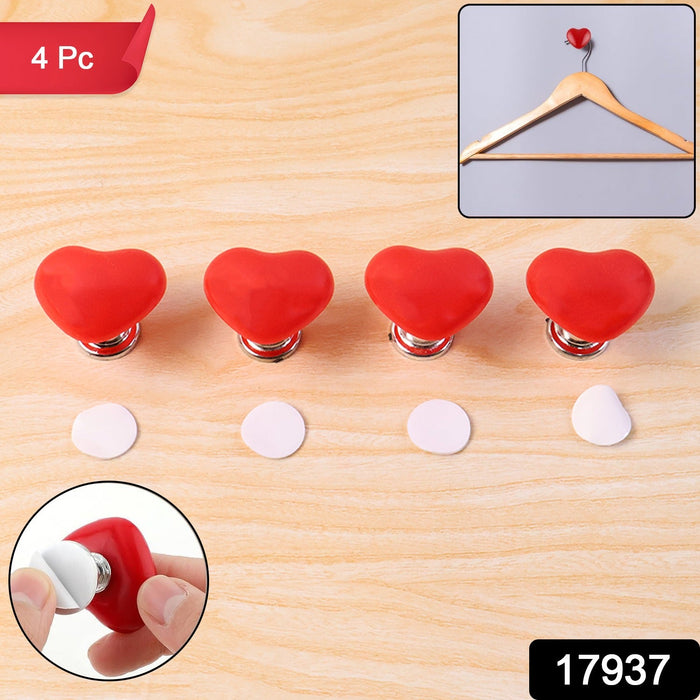 Heart-shaped Knob Pulls Toilet Press Button (4 Pc) by Your Brand