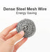 Round Shape Stainless Steel Scrubber (Pack of 6) by Your Brand