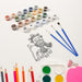 Paint by Number Kits 2 Set 21 Number Color, 6 paint brushes (2 Set) by Your Brand