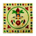 Ornate wooden bajot with artistic design, ideal for decorative display