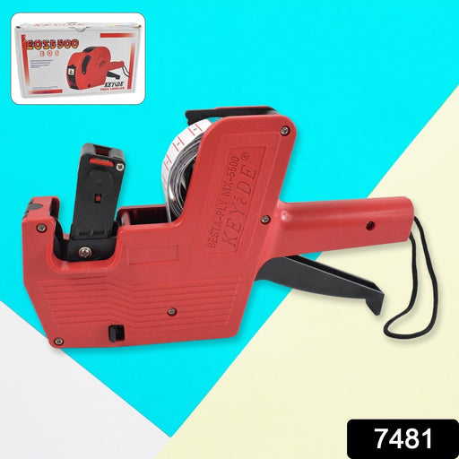 Handheld 8-Digit Plastic Price Tag Gun – Ideal for Retail & Market Price Tagging by Your Brand