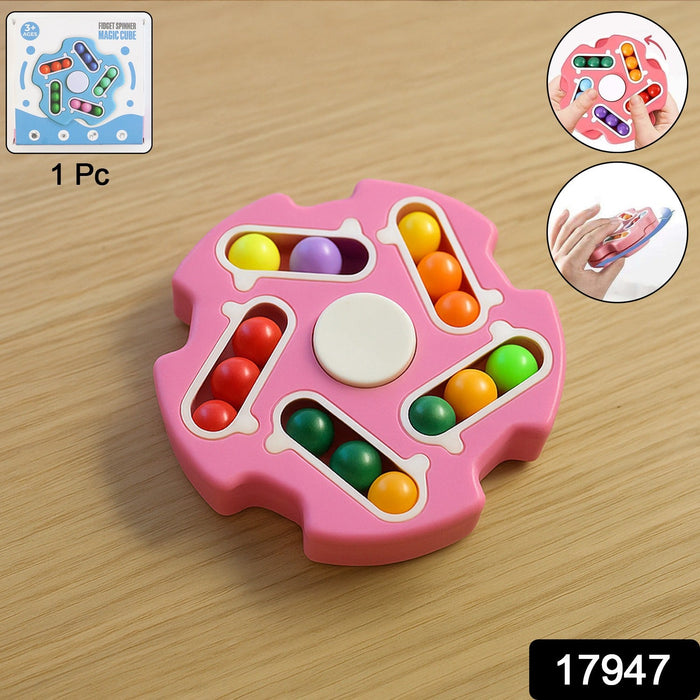 Fidget Magic Cube Spinner Toy – Multi-Track Finger Puzzle by Your Brand