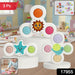 White Baby Spinner Toy Set – Sensory Suction Spin Toys (3 Pc Set) by Your Brand