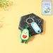 Cute Avocado Cartoon Keychain with Name Tag Holder (1 Pc) by Your Brand