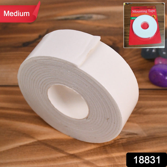 Medium Strong Double Sided Tape Foam Mounting Tape (1 Pc / Medium) by Your Brand
