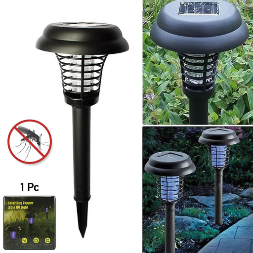 Big Garden Lighting UV LED Solar Powered Mosquito Trap and Bug Zapper (1 Pc) by Your Brand