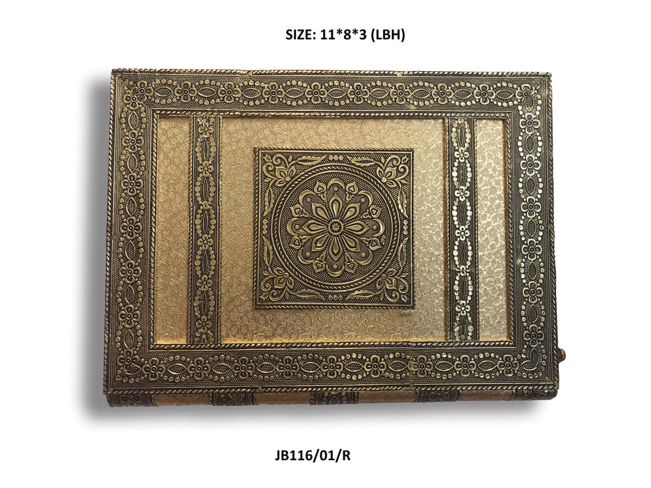 Jewellery box with compartments for necklaces earrings and bangles India