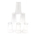 Drinking glass set of 6 transparent