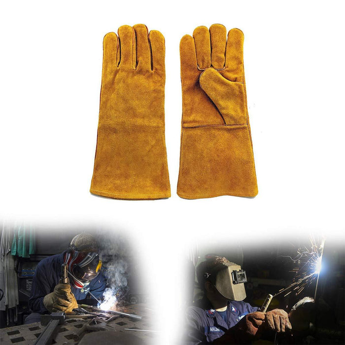 Protective Durable Heat Resistant Welding Gloves by Your Brand