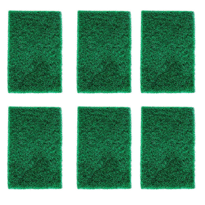 Scrub Sponge Cleaning Pads Aqua Green (Pack Of 6) by Your Brand