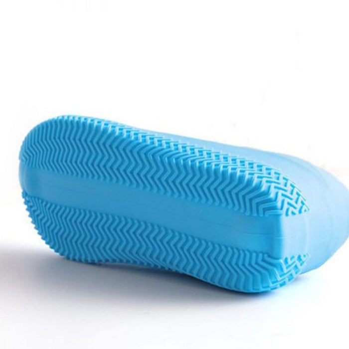Non-Slip Silicone Rain Anti skid Waterproof Fordable Boot Shoe Cover (Mix Color) by Your Brand