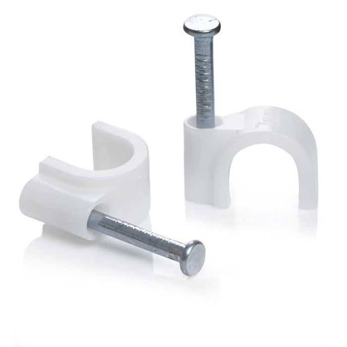 100 Pc 6MM Cable Clips for Securing Wires on Walls by Your Brand