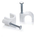 100 Pc 6MM Cable Clips for Securing Wires on Walls by Your Brand